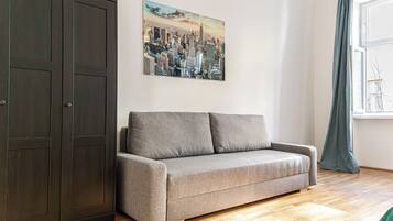 Apartamento básico | Vista do quarto