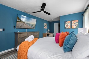 5 quartos, ferros/tábuas de passar roupa, Wi-Fi, roupa de cama