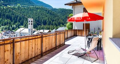 Apartment '1' mit Bergblick, Gemeinschaftsterrasse und WLAN