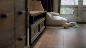 Habitación familiar con 2 camas individuales | Vista desde la habitación