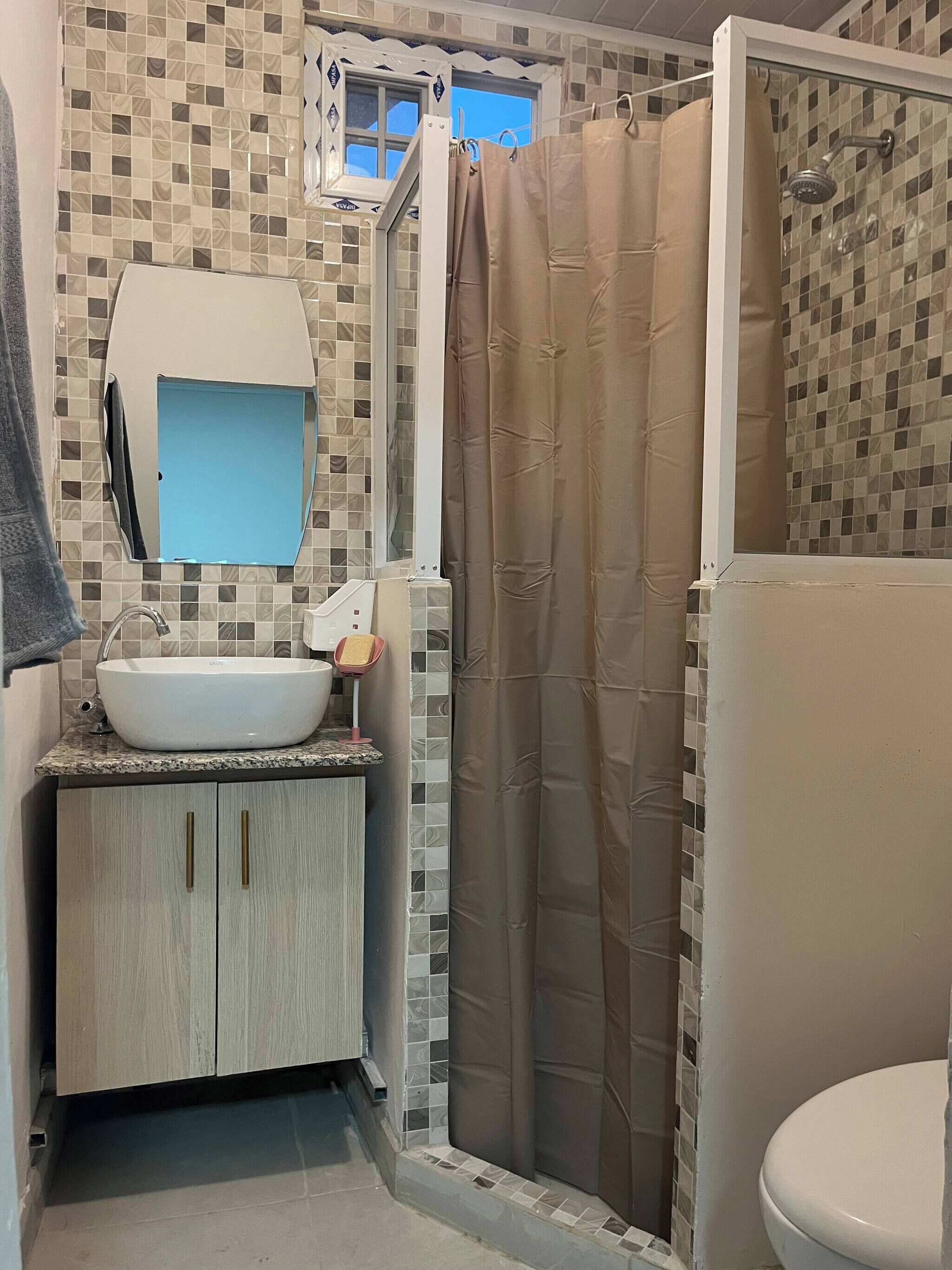 Apartment, 1 Bedroom, Smoking, Garden View | Bathroom