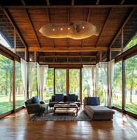 Family House, River View | Living area | Smart TV