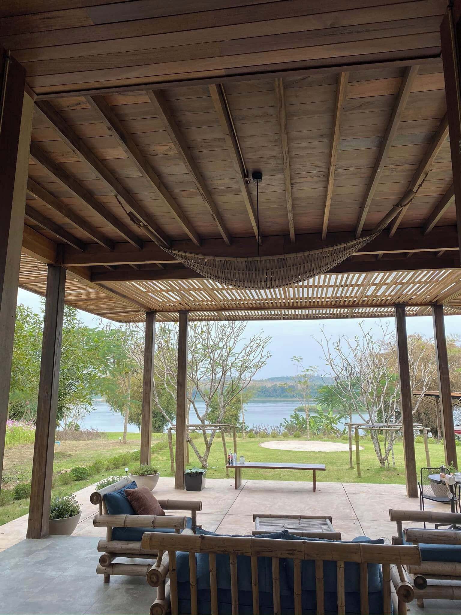 บ้านพักสำหรับครอบครัว, วิวแม่น้ำ | ลานระเบียง/นอกชาน