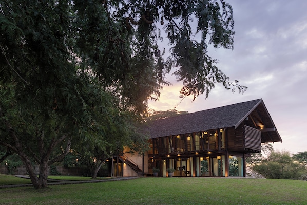 Majoituspaikan julkisivu