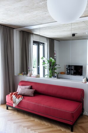 Superior Apartment, Non Smoking, Balcony | Living area - Tribera Vienna Erdberg (Vienna)