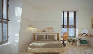 Luxury Penthouse, Balcony, City View | Desk, laptop workspace, free WiFi