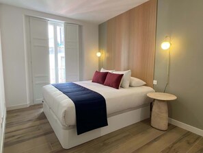 2 makuuhuonetta, silitysrauta/-lauta, Wi-Fi, vuodevaatteet