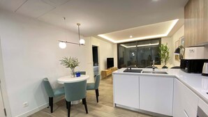 Coffee/tea maker, fridge, microwave, oven - w* | Stylish 2BR w/ Sunny Terrace in Chueca (Madrid)