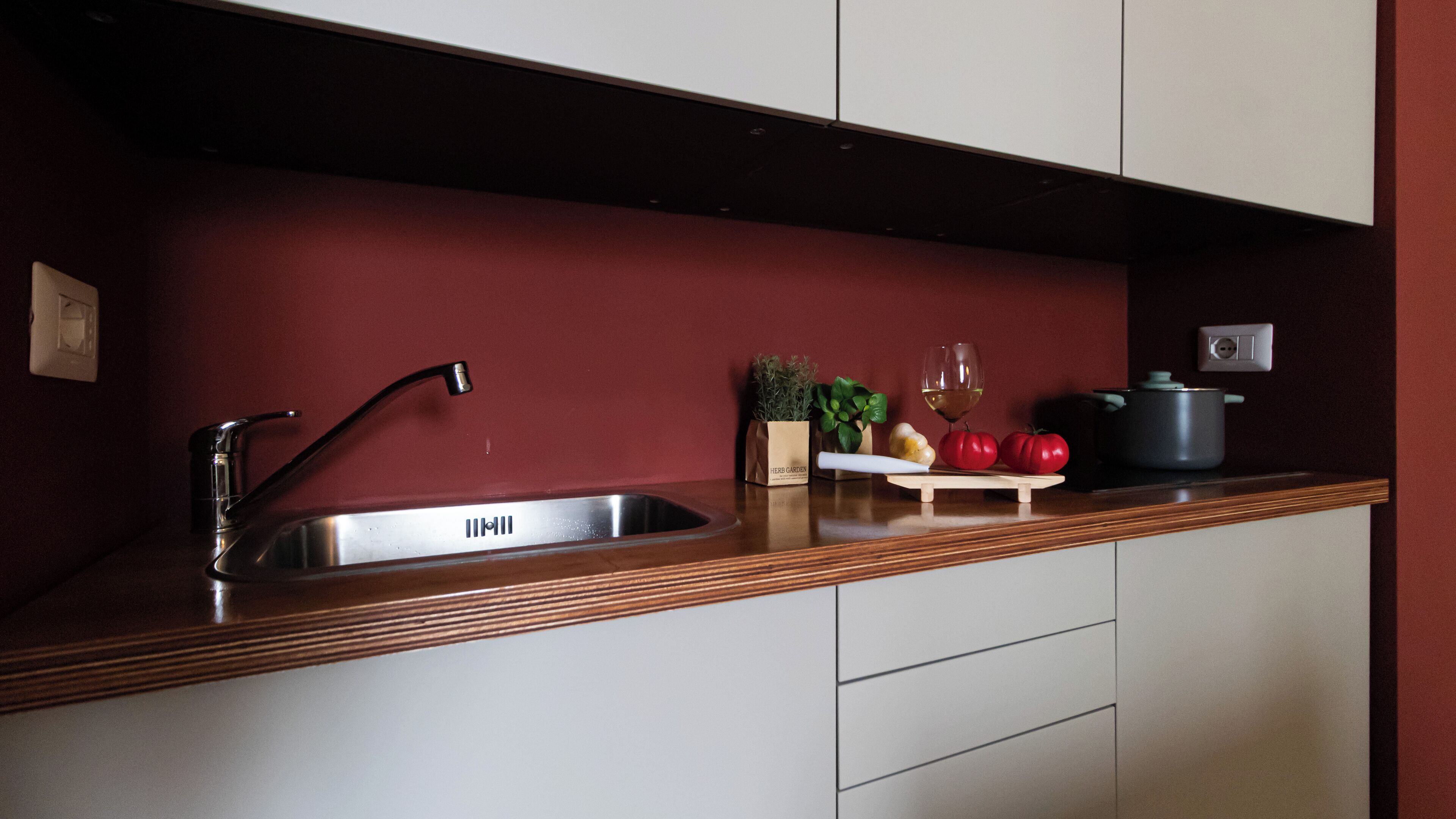 Apartment (1 Bedroom) | Private kitchenette | Microwave, electric kettle, highchair