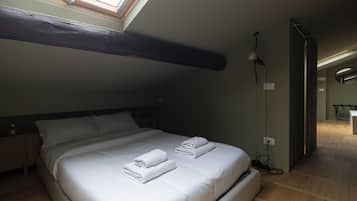 Departamento (1 Bedroom) | 1 habitación, tabla de planchar con plancha y ropa de cama