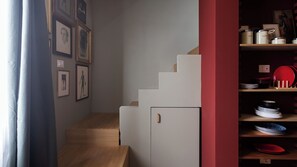 Apartment (1 Bedroom) | Living area | 32-inch Smart TV with cable channels