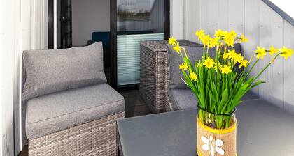 Ferienwohnung Balkon zur Sonnenseite in Bensersiel