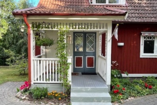 Eingangsbereich vom Hus Rose in Påryd, Småland