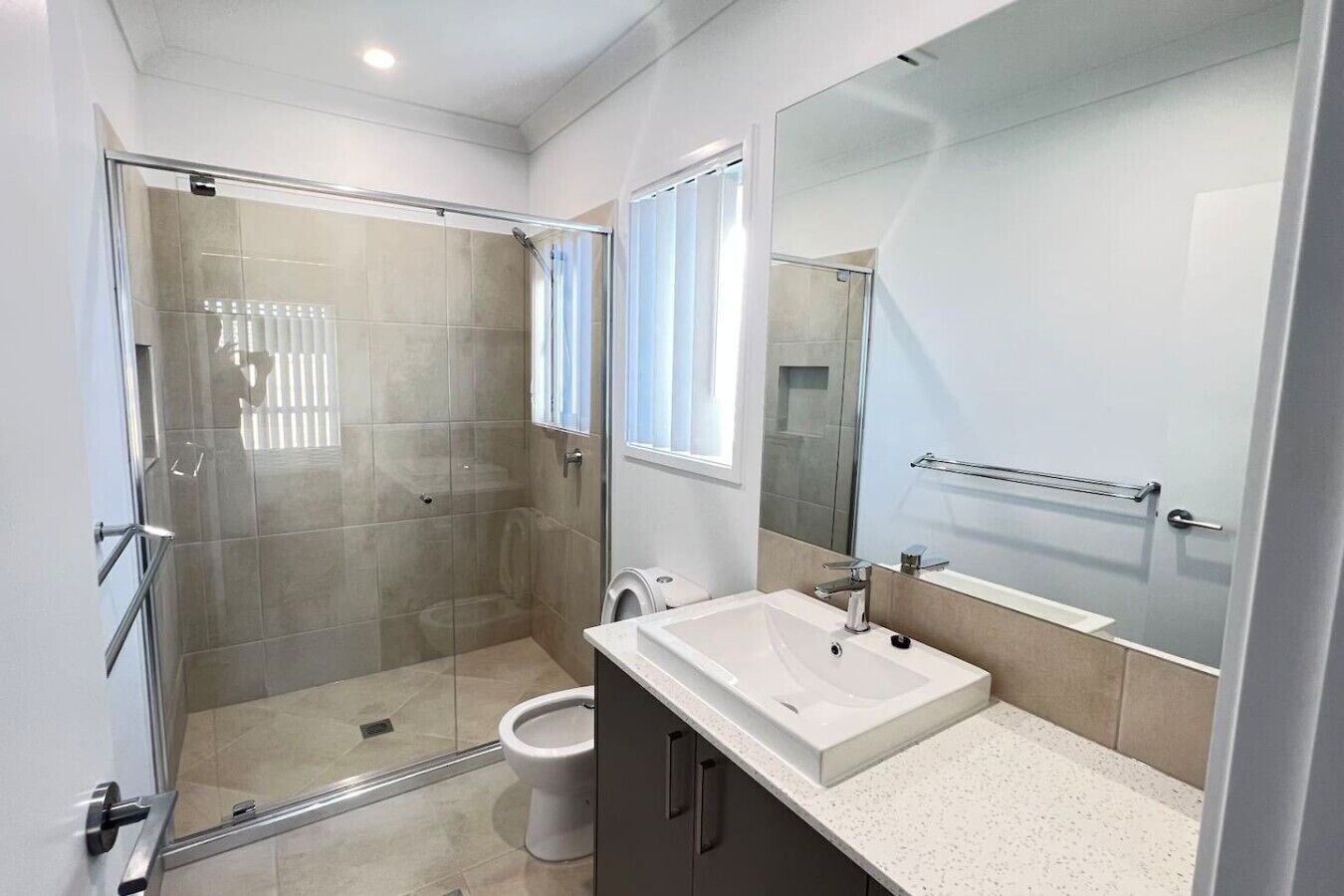 Shower, hair dryer