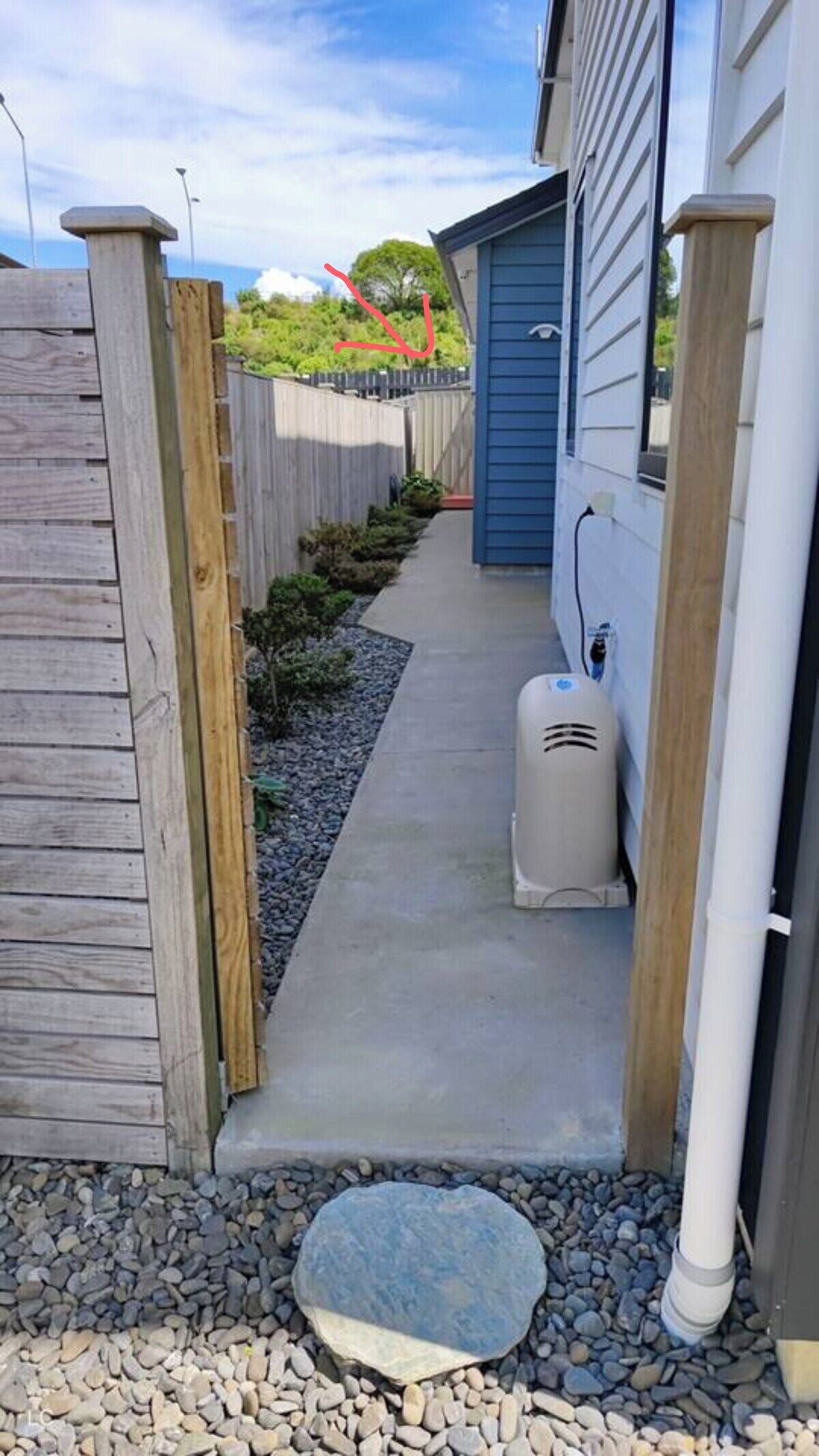 Enceinte de l’hébergement