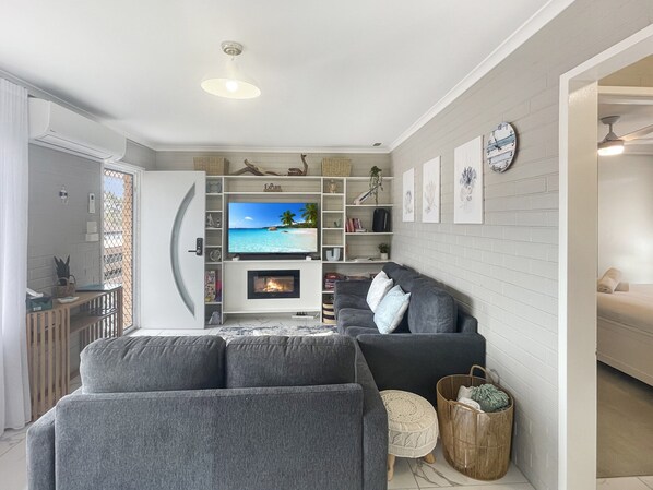Apartment | Living area - Serene Coastal Retreat With Carport (North Batemans Bay)