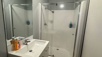 Shower, hair dryer