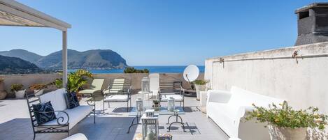 Appartement, 2 chambres, balcon | Terrasse/patio