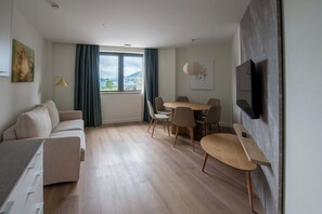 Family Apartment, City View | Laptop workspace, free WiFi