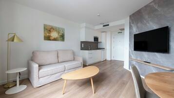 Family Apartment, City View | Laptop workspace, free WiFi