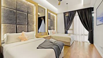 Escritorio, wifi gratis y ropa de cama