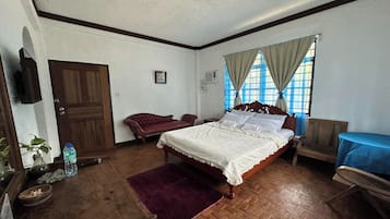 Habitación Deluxe | Escritorio, tabla de planchar con plancha, wifi gratis y ropa de cama