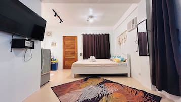 Leilighet | Skrivebord, blendingsgardiner, strykejern/-brett og wi-fi (inkludert)