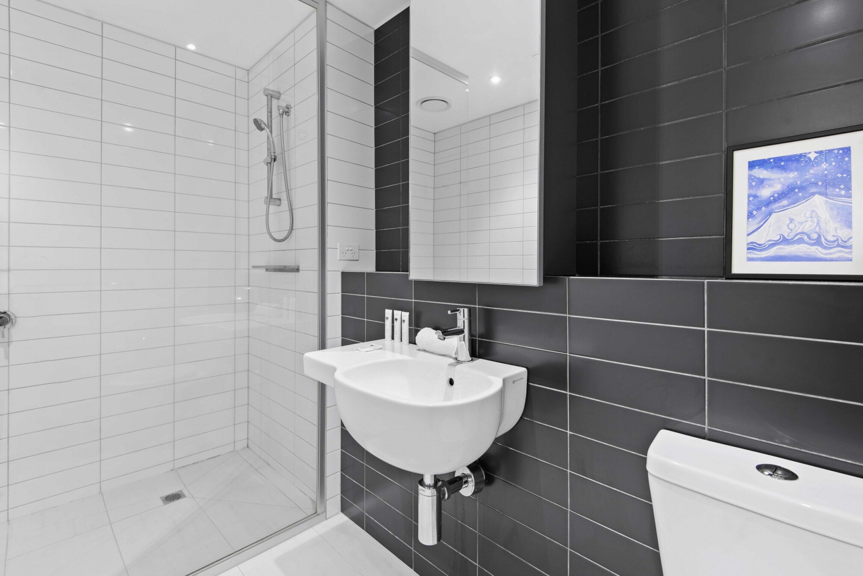 Apartment | Bilik Mandi | Pengering rambut, tuala disediakan, sabun, syampu 