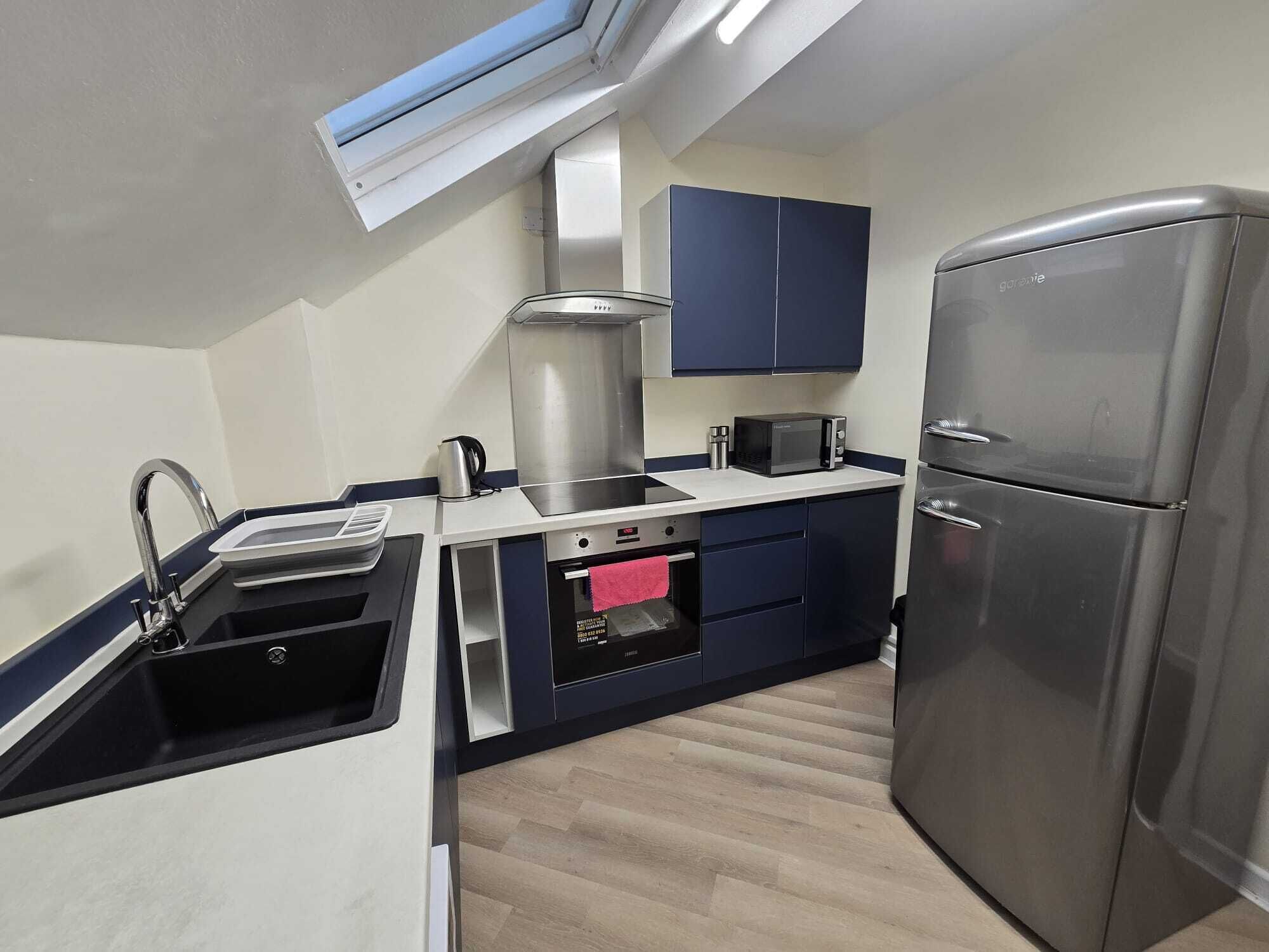 Microwave, oven, stovetop, electric kettle