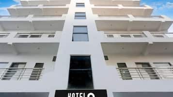 Voorkant van accommodatie