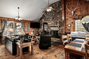 تلفزيون، مدفأة