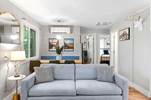 Living area - Amazing Cabin + Tiny Cabin with Hot-tub and Fire Pit in New Market, Virginia (New Market)