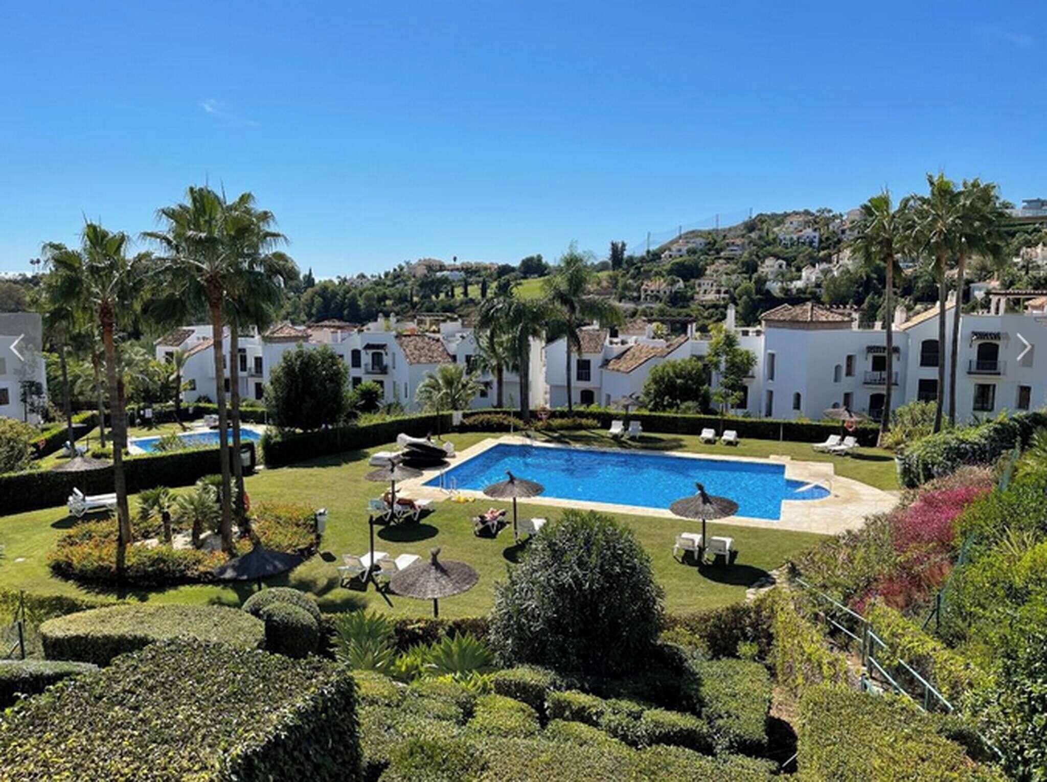 Leilighet, 3 soverom, balkong, hageutsikt | Basseng | Utendørsbasseng