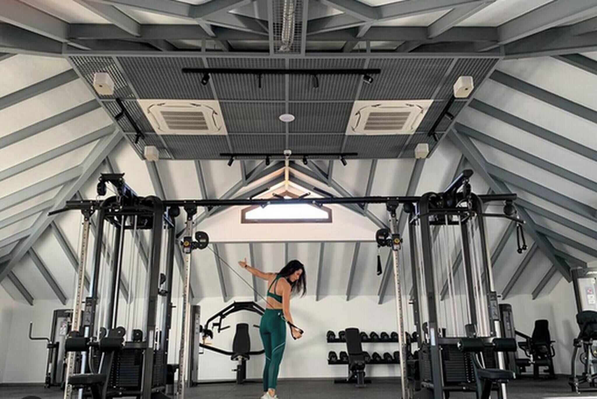 Leilighet, 3 soverom, balkong, hageutsikt | Treningsfasiliteter