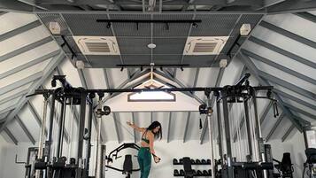 Apartment, 3 Bedrooms, Balcony, Garden View | Fitness facility