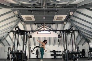 شقة - ٣ غرف نوم - بشرفة - منظر للحديقة | مرفق اللياقة البدنية