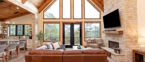 Smart TV, fireplace, offices