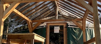 Cozy Yurt in the Peaceful Woods in Chatham, NH