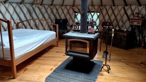 Unclassified image, 4 of 11, button - Cozy Yurt in the Peaceful Woods in Chatham, NH (Chatham)