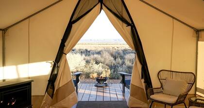 Outdoor Glamping Getaway to Enjoy Unique Sunsets near Zion National Park in Utah
