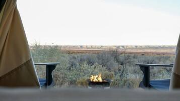 Overnatningsstedets område