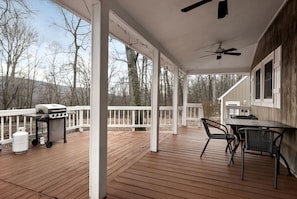 Unclassified image, 2 of 50, button - Cozy Cabin with Hot Tub, Fire Pit, Wifi, Grill Deck & Pets, Rio, WV (Rio)