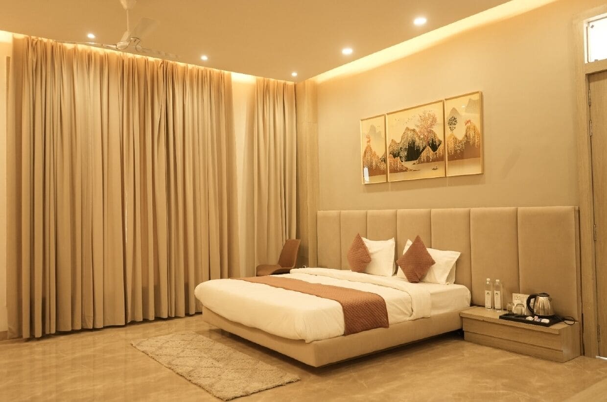 In-room safe, desk, blackout curtains, soundproofing