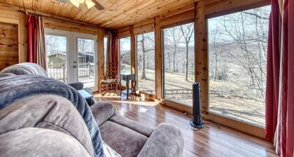 Cozy Getaways in this Cute A-Frame Cabin in Suches, Georgia