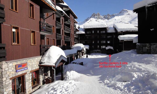 Exterior - Apartment in Le Laitelet by Ski Slopes (Les Allues)