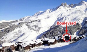 Aerial view - Apartment in Le Laitelet by Ski Slopes (Les Allues)
