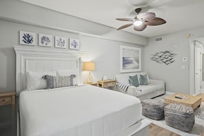 1 bedroom, internet, bed sheets