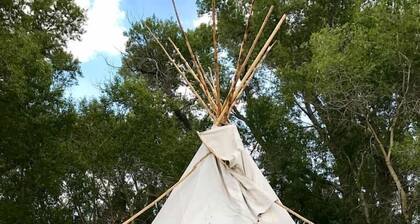 Superb Glamping Tipi on Organic Farm in the Sangre de Cristo Mountains, New Mexico