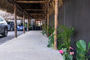 Entrada de la propiedad