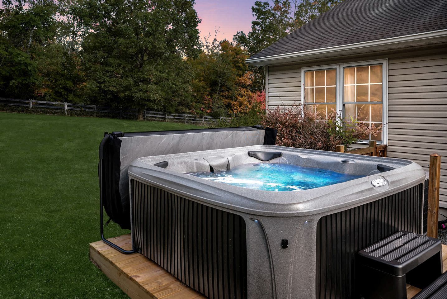 Bain à remous extérieur